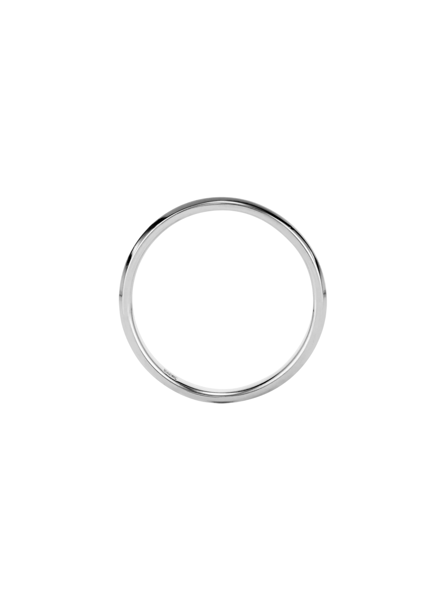 2mm shiny ufo band
